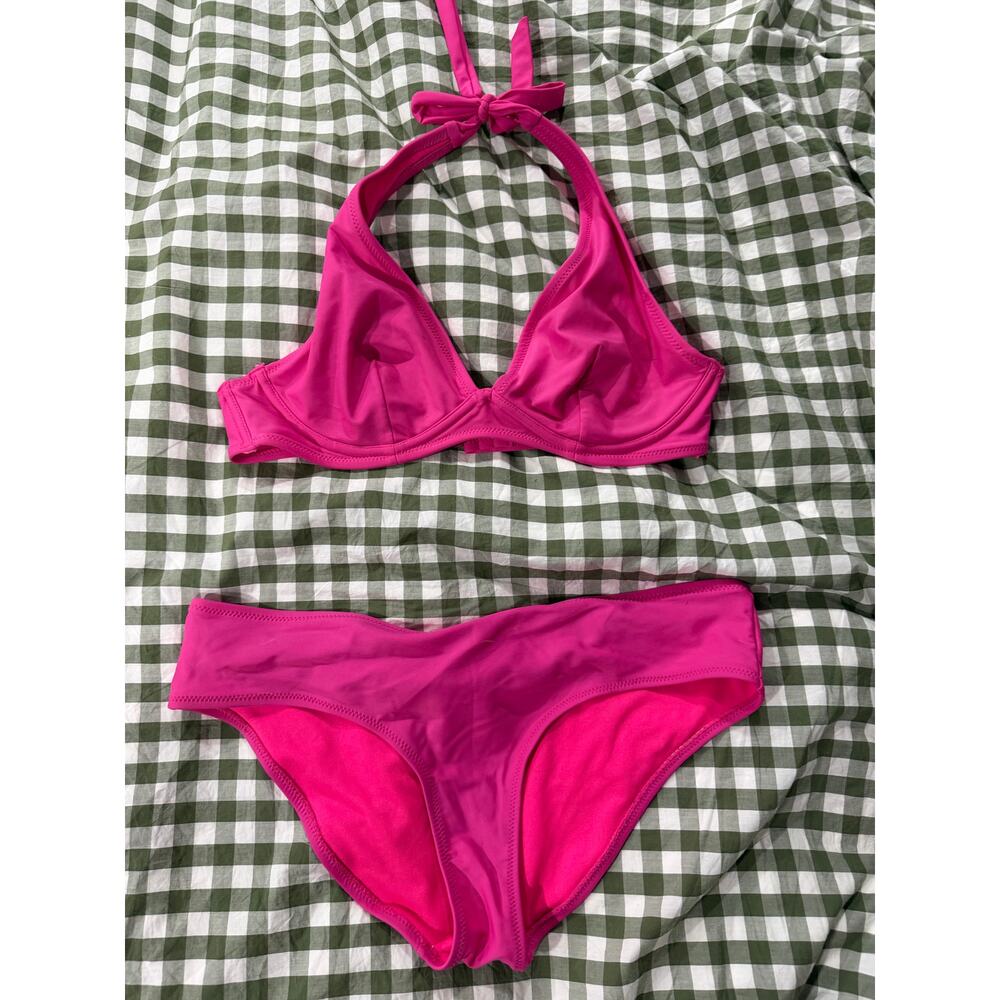 Hot Pink Swimsuit Set